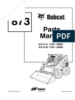 Bobcat 873 F Series Skid Steer Loader Parts Catalogue Manual (SN 5142 11001 - 39999) PDF