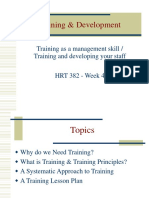 Training Development 382