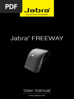 Jabra Freeway: User Manual