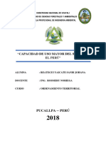 Clasificación de Tierras