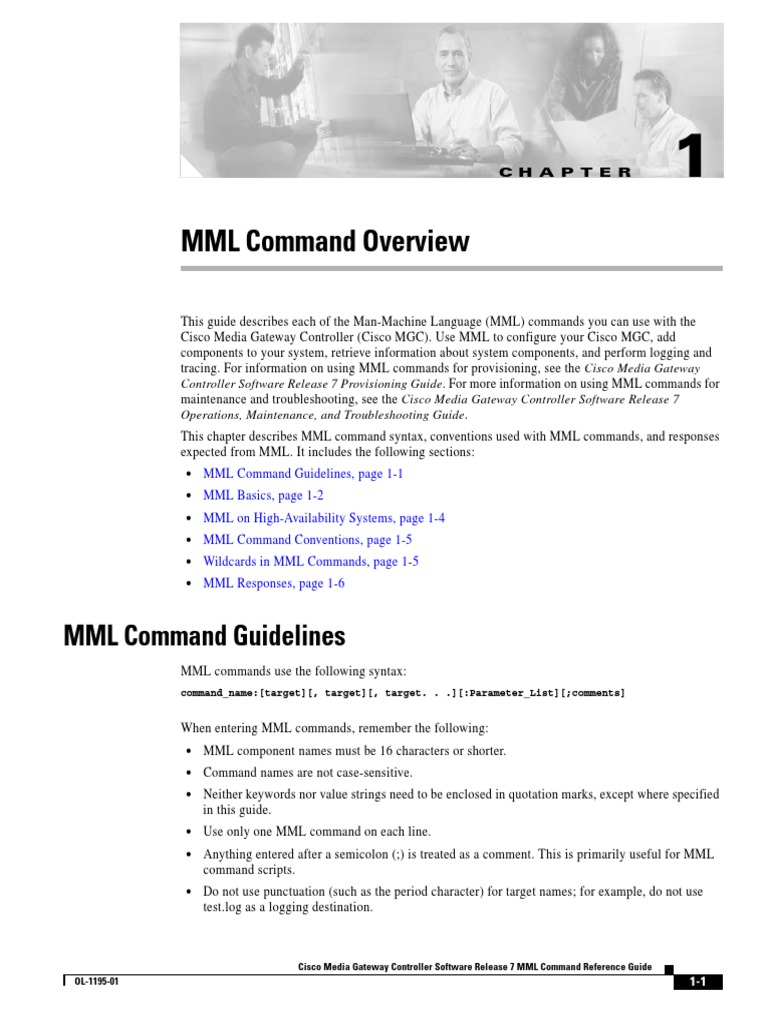 MML Command Overview | PDF | Command Line Interface | Parameter ...
