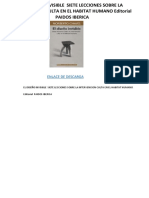 EL DISEÑO INVISIBLE SIETE LECCIONES SOBRE LA INTERVENCION CULTA EN EL HABITAT HUMANO Editorial PAIDOS IBERICA PDF