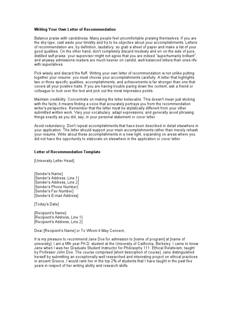 Letter of Graduate School Competence (Human Resources)
