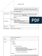 Integrated Lesson Plan in Esp7