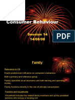 Consumer Behaviour: Session 14 14/08/08