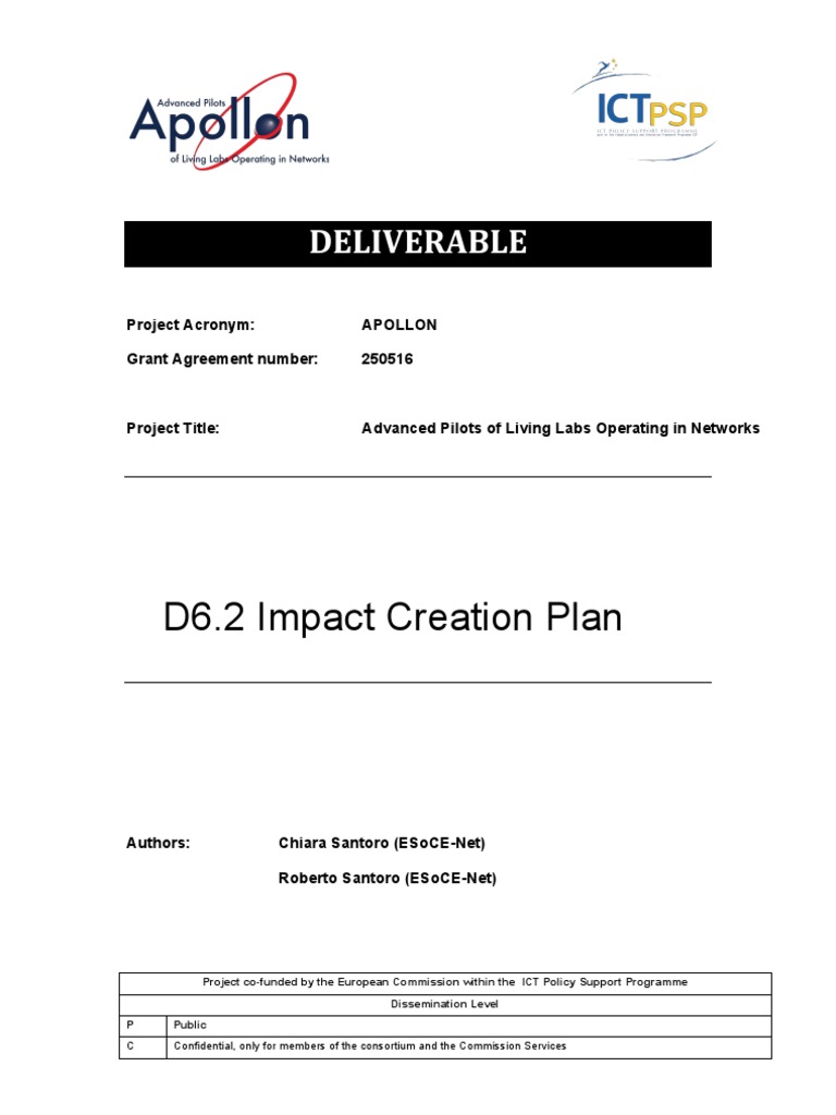 Apollon - Impact Creation Plan | PDF | Governance | Software Framework