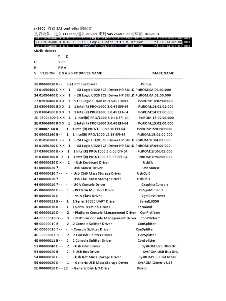 rx3600 内置SAS controller的配置 PDF