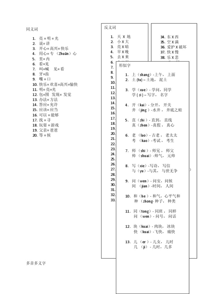 同义词 | PDF