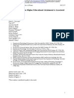 Elliott, M. L. 2018. "A Polygenic Score for Higher Educational Attainment is Associated  with Larger Brains"