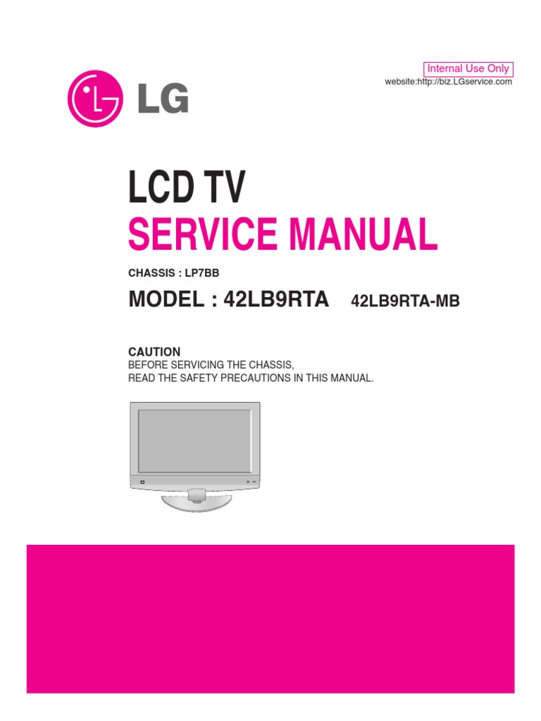 LCD TV: Service Manual | PDF | Printed Circuit Board | Soldering