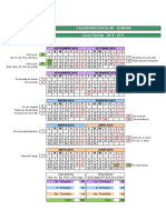 Calendario escolar Almería 2018-2019