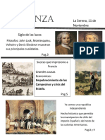 La Esperanza: La Serena, 11 de Noviembre Siglo de Las Luces