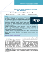 Juornal The Effect of Exercise Therapy On Knee Osteoarthritis A Randomized Clinical Trial