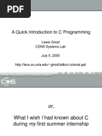 C Tutorial