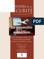 (Cahiers de La Sécurité Et de La Justice N°6) Coll. - La Criminalité Numérique-La Documentation Française (2008)