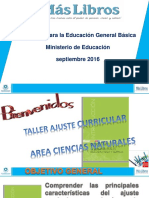 Capacitación Más Libros Ciencias Naturales