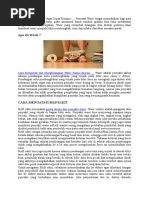 Cara Mengobati Wasir Agar Cepat Kempes