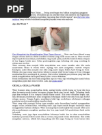 Cara Menghilangkan Wasir Dalam