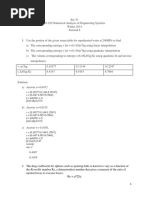 Tutorial 8 Solution