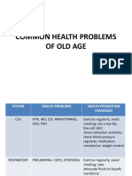 Common Health Problems of Old Age PDF