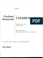 Donizetti L Elisir D Amore Vocal Score PDF