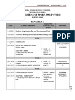 Scheme of Work From 5 Semester 1 2019