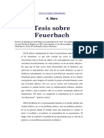 tesis de Feuerbach