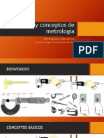 Definición y Conceptos de Metrología