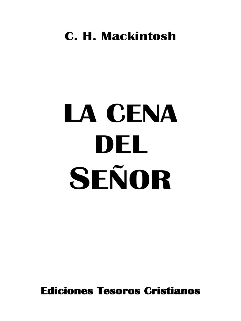 Significado de la Cena del Señor | PDF | eucaristía | Cristo (título)