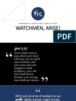 Watchmen, Arise!: Indonesia Youth For Christ 2018