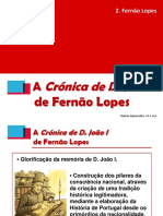 A crónica de Fernão Lopes