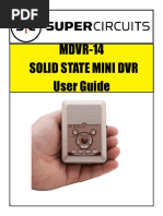 Mdvr14 Quickstartguide SC