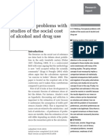 Conceptual Problems With Studies of The Social Cost of Alcohol and Drugs