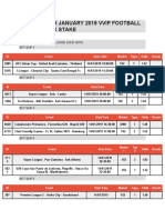 Monday 14Th January 2019 Vvip Football Tips & 2+ Max Stake: Separate Bets Please, Good Luck Guys Bet Slip 1