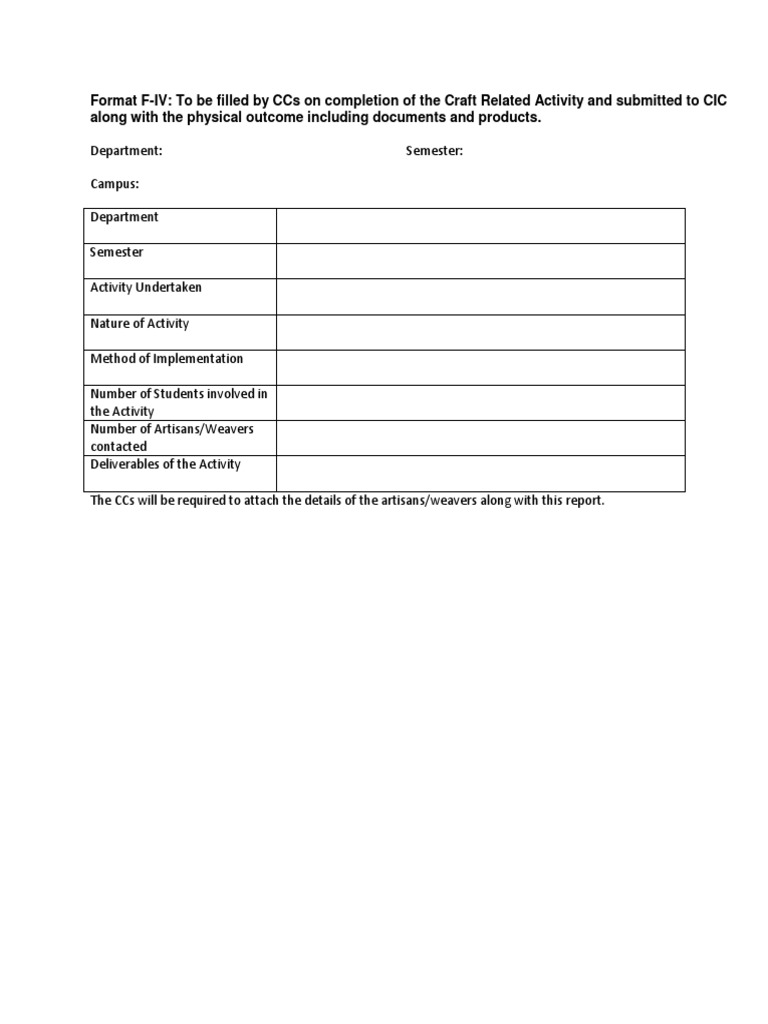 Craft Activity Submission Formats | PDF | Art