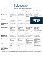 Quick Rubric