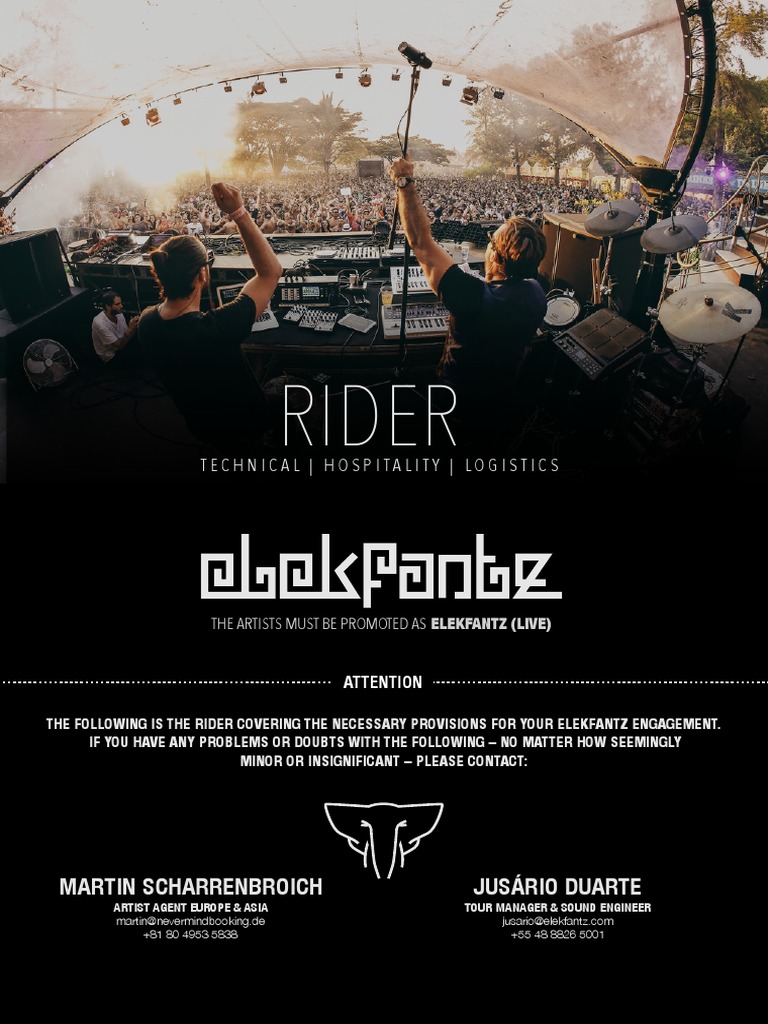 Rider: Martin Scharrenbroich Jusário Duarte | PDF | Drum Kit | Sound ...