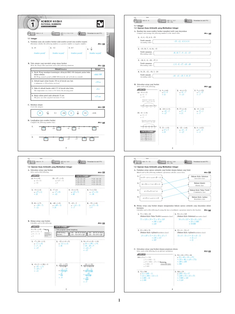 Jawapan Buku Latihan Matematik Tingkatan 2 ...