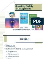 Laboratory Safety Management: Mrwcho Science Education Section, EMB