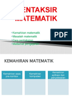 Pentaksiran Matematik