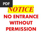Restricted Access Notice | PDF