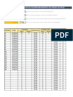 Acompanhamento de perda de peso