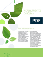 Micronutrientes en Bolívia 