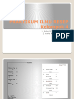 Praktikum Ilmu Resep