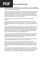 Download Survival Responds to Hakani Film Team by survival SN39743258 doc pdf