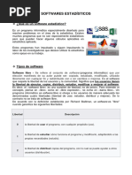 Software Estadisticos CHOCA