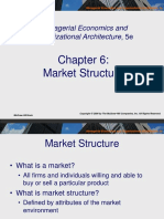 Market Structure: Managerial Economics and Organizational Architecture, 5e