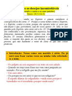 Vencendo os desejos pela intimidade com o Espírito