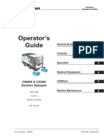 Johnston Sweepers CN and CX200 Operators Guide 50072 MH