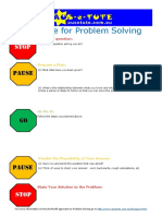 Template For Problem Solving: Pause